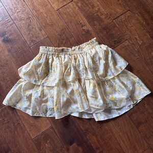 Loveshackfancy Ruffle Mini Skirt